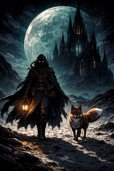 Dark Fantasy illustration style
